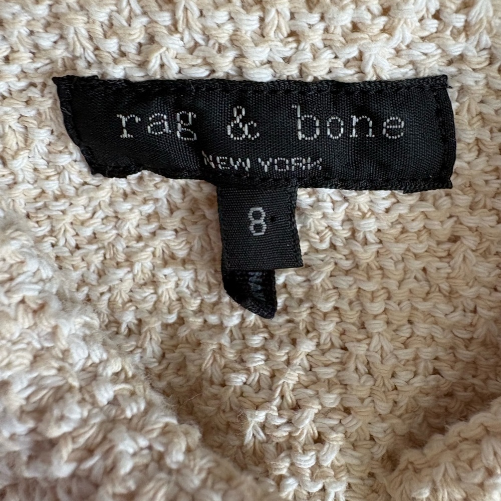 Rag & Bone Slade Cream Jacket Size 8 (fits more like a size 6) - Picture 6 of 11